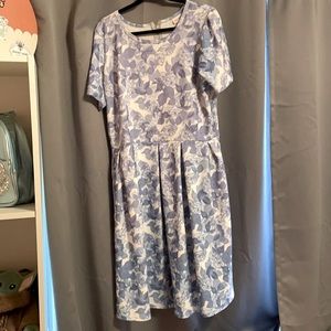 Lularoe Floral Amelia Dress Size 3XL